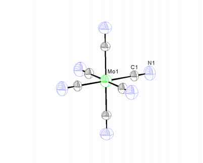 Struktura przestrzenna [Mo(CN)6](2-)